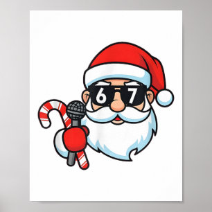 Poster Cool Santa 67 Noël