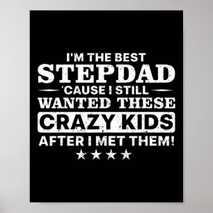 Poster Cool Stepdad For Men Père Step Papa Parenthood St