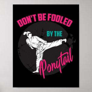 Poster Cool Taekwondo Art Pour Femmes Filles Karate Judo 