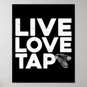 Poster Cool Tap Danser Design Pour Hommes Femmes Enfants 