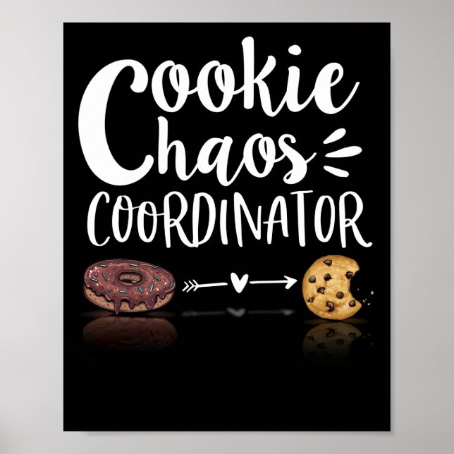 Poster Coordinateur Cookie Chaos Funny Cookie Sales (Devant)