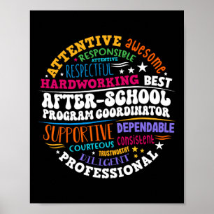 Poster Coordonnateur de programme après l'école, semaine