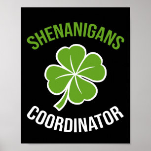 Poster Coordonnateur de Shenanigans St Patrick's Day