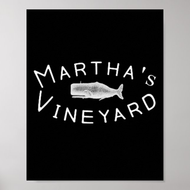 Poster Coordonnées de navigation de Martha's Vineyard (Devant)