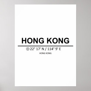 Poster Coordonner Hong Kong
