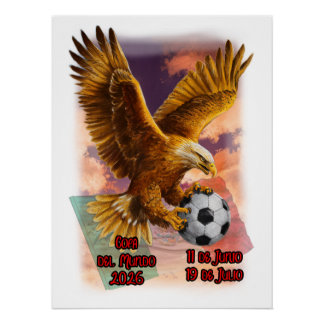 Poster Copa del Mundo 2026 on a