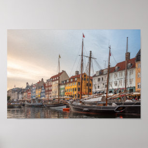 Poster Copenhague Danemark
