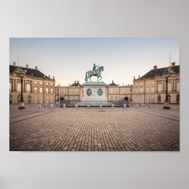 Poster Copenhague Danemark (Devant)