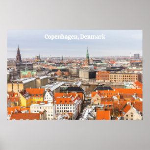 Poster Copenhague Danemark