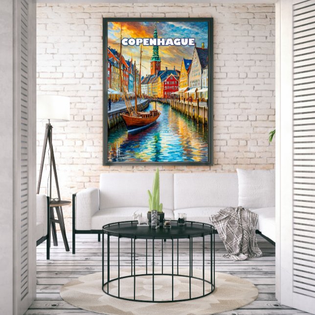 Poster Copenhague invite à la douceur de l'été (Créateur téléchargé)