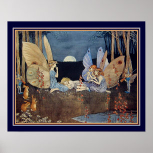 Poster Copie 1919 de CA IDA Outhwaite 16x20 "de musique