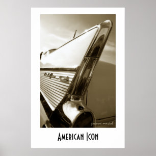 Poster Copie américaine 1 d'affiche d'icône