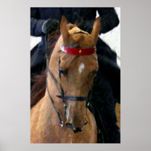 Poster Copie d'affiche de cheval de Saddlebred