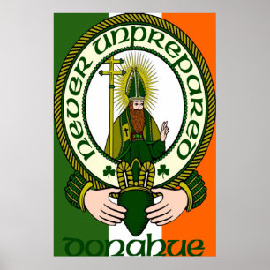 Poster Copie d'affiche de devise de clan de Donahue