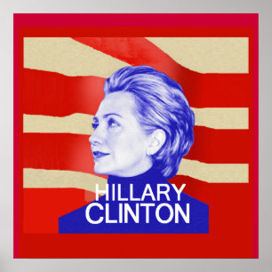Poster Copie d'AFFICHE de Hillary Clinton