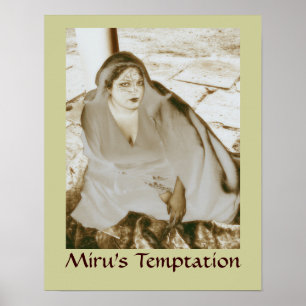 Poster Copie d'affiche de la tentation de Miru