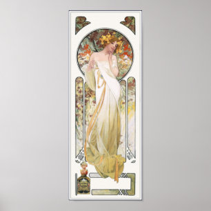 Poster Copie d'affiche de Mucha : Annonce de parfum de