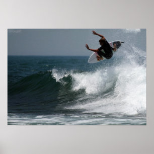 Poster Copie d'affiche de rapport de surf