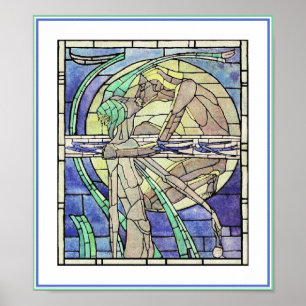 Poster Copie d'affiche : Été - par Margaret Macdonald