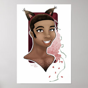 Poster Copie d'art d'autoportrait