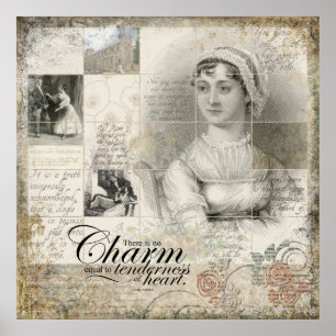 Poster Copie d'art de Jane Austen