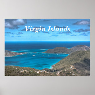 Poster Copie de baie des Îles Vierges