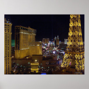 Poster Copie de bande de Las Vegas et d'affiche d'Aladdin