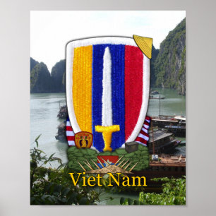Poster Copie de correction de guerre d'USARV Vietnam Nam