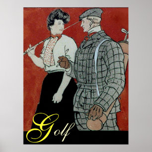 Poster Copie de couples de golf