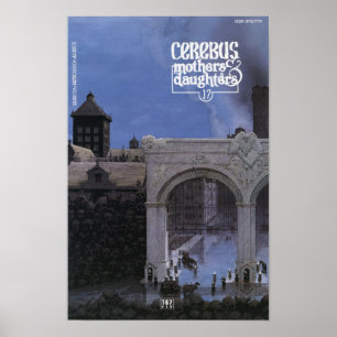 Poster Copie de couverture de la question #167 de Cerebus