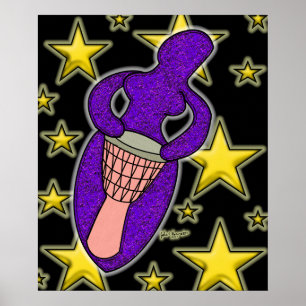 Poster Copie de déesse de tambour