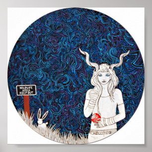 Poster Copie de faune par Meghan Oona Clifford
