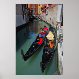 Poster Copie de gondoles de Venise