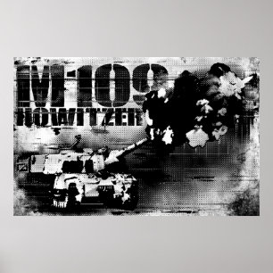 Poster Copie de l'obusier M109