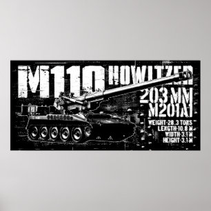 Poster Copie de l'obusier M110