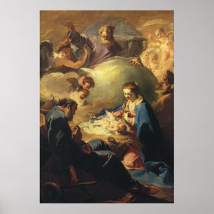 Poster Copie de nativité de Noël par G. Battista