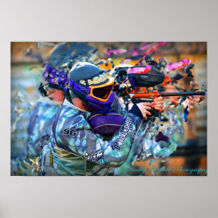 Poster Copie de Paintball grande