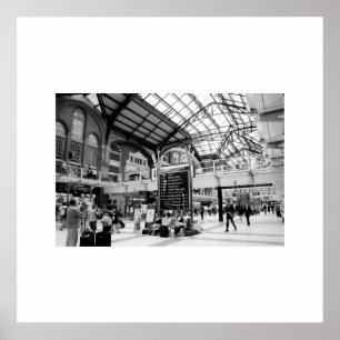 Poster Copie de station de train de Liverpool