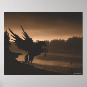 Poster Copie de toile de Pegasus