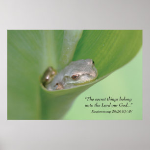 Poster Copie d'écriture sainte de 29:29 de Deuteronomy