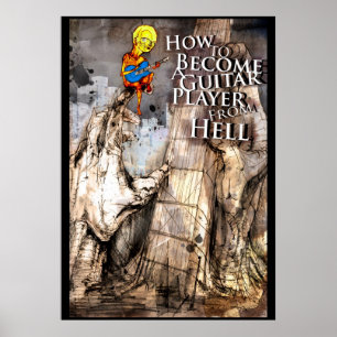Poster Copie d'ENFER de GUITARE
