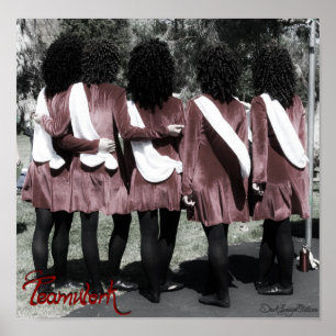 Poster Copie d'équipe de danse