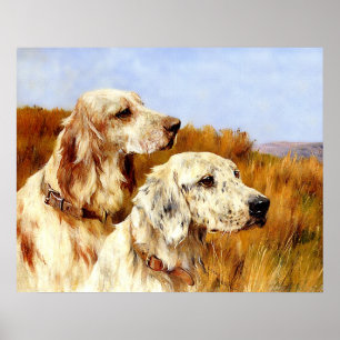 Poster Copie : Deux poseurs par Arthur Wardle