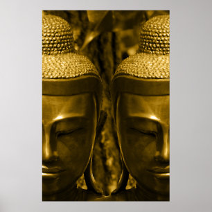 Poster Copie d'or d'affiche de Bouddha