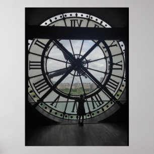 Poster Copie d'Orsay d'affiche d'horloge de Musée