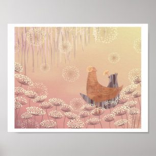 Poster Copie douce de l'illustration Memory2 de la Reine