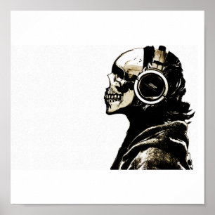 Poster Copie en espace libre de toile