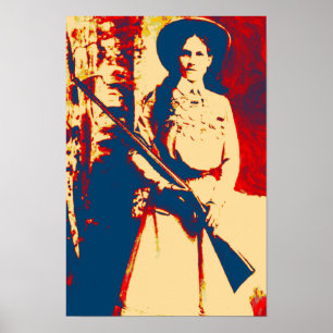 Poster Copie grunge de toile d'huile vintage d'Annie