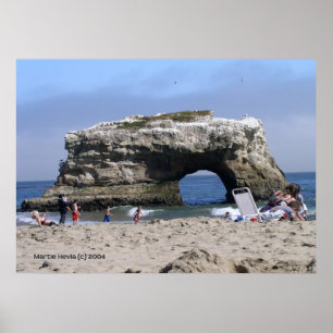Poster Copie naturelle de ponts de Santa Cruz