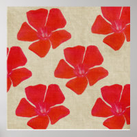 Copie rouge de fleur